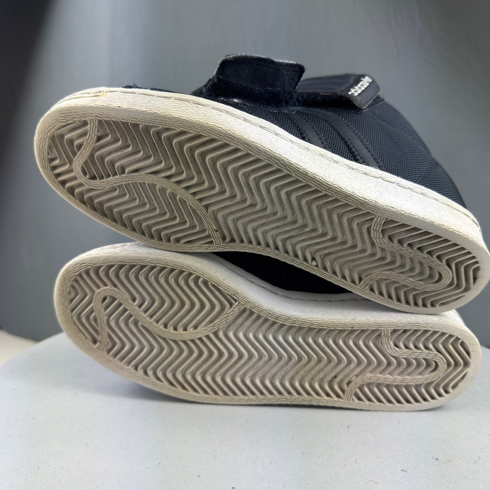 Adidas Superstar Up Strap Womens 7 Navy Blue Hidden Wedge High Top S82794 - Picture 13 of 14